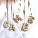 Iced Bubble Letter & Chain