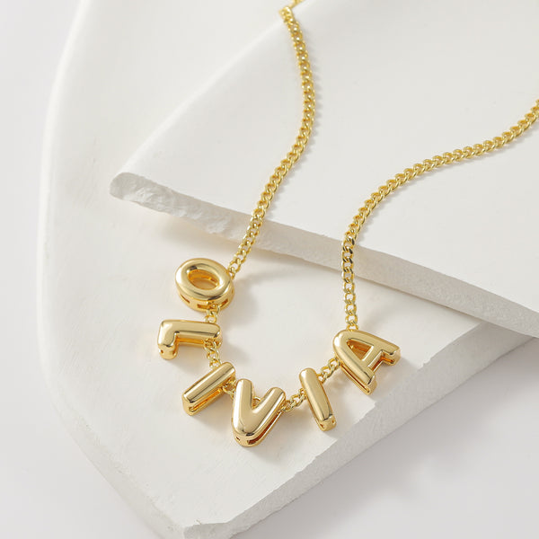 Bubble Letter & Chain