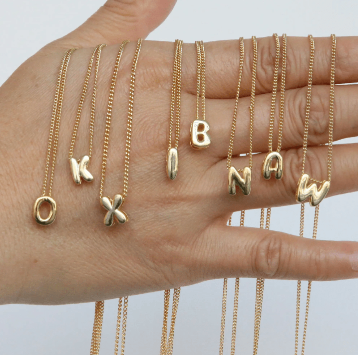 Bubble Letter & Chain